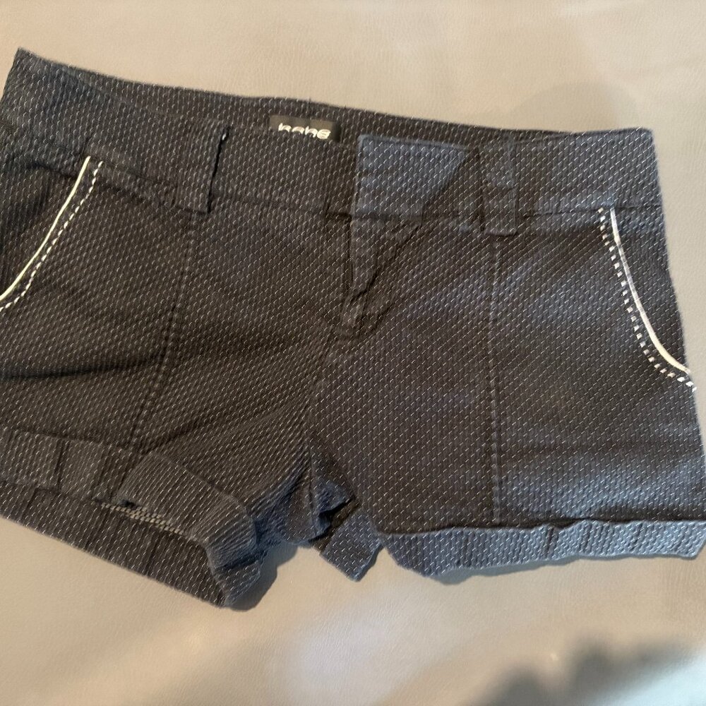 Vintage Bebe Black Polka Dot shorts